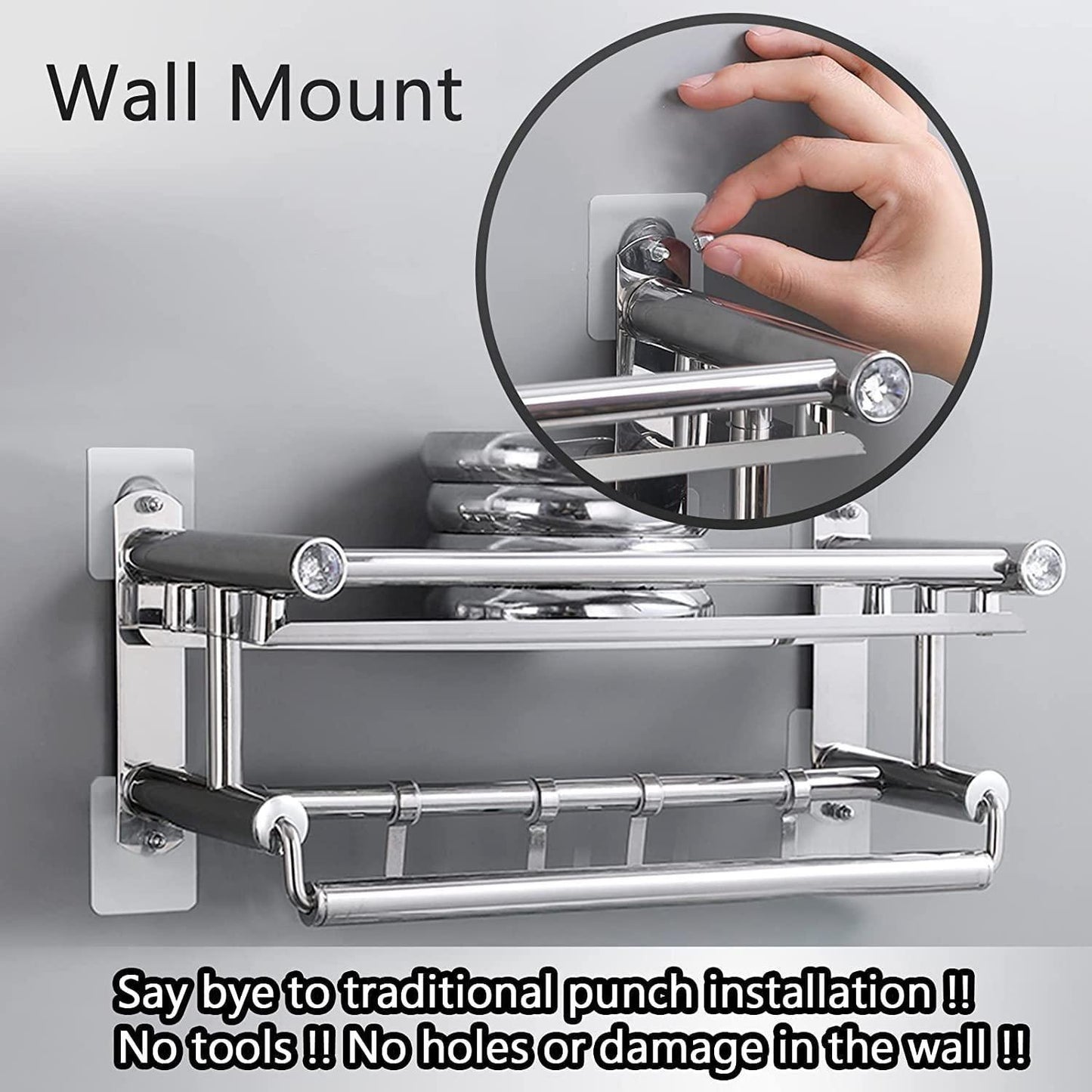 Wall Mount Screw Hooks for Kitchen Bathroom Bedroom Heavy-Duty