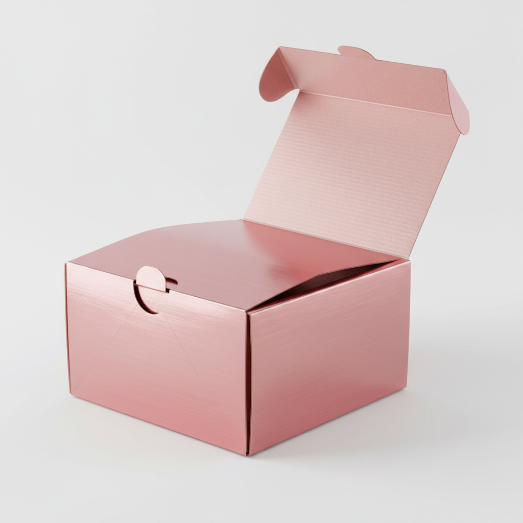 Industrial Grade Mailer Box (Pink Metallic) for Business Logistics - Seesham