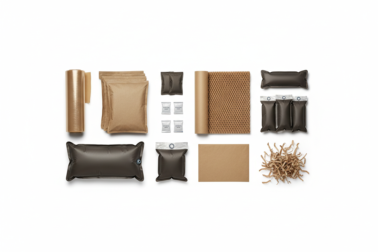 Packing & Protection - Flat Lay