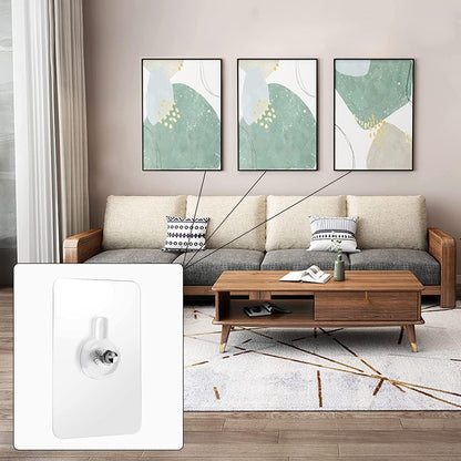 Wall Mount Screw Hooks for Kitchen Bathroom Bedroom Heavy-Duty