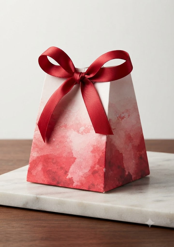 Trapezoid Ribbon Gift Box for Elegant Gift Packaging.....