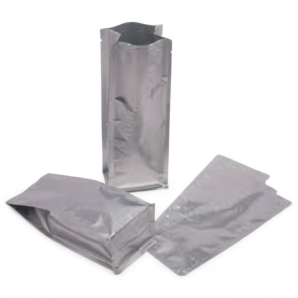 Flat Bottom Packaging Pouches Without Zipper for Food & Retail Products