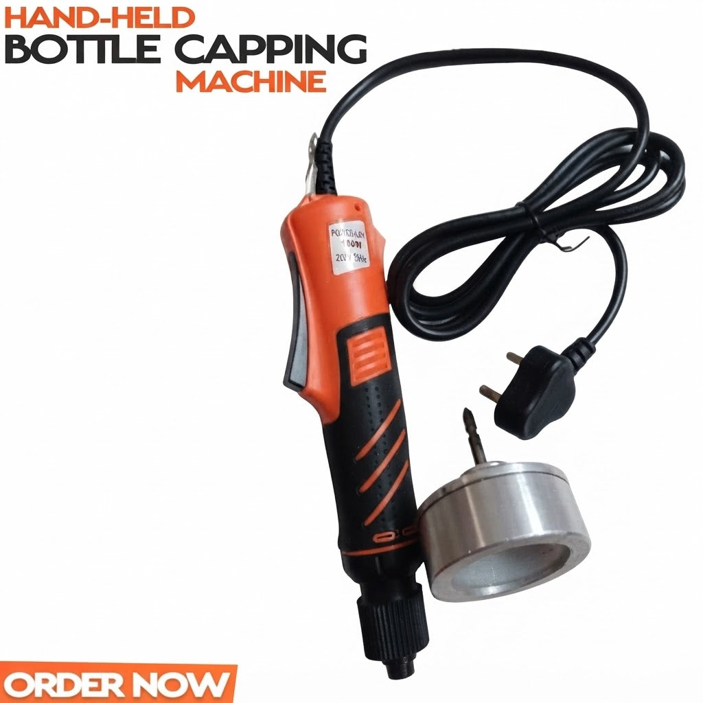 Handheld Electric Bottle Capping Machine for Bottles & Container Packaging