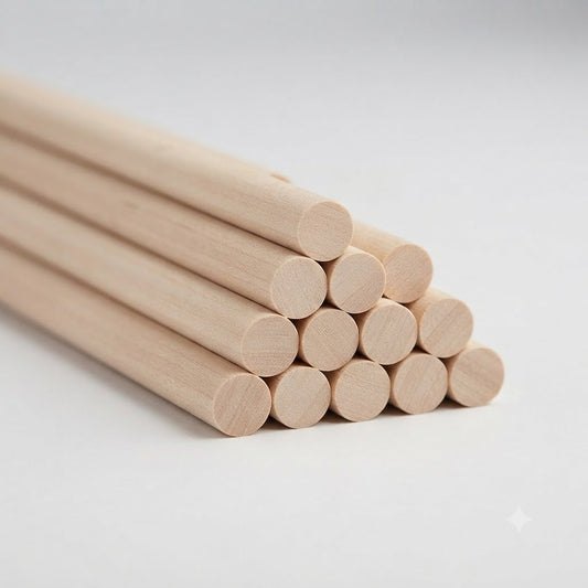 Bamboo Dowel Rods for Crafting, Baking & Decorative Applications,,,,