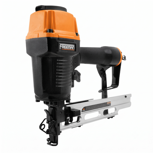 Pneumatic stapler and nailer for production fastening