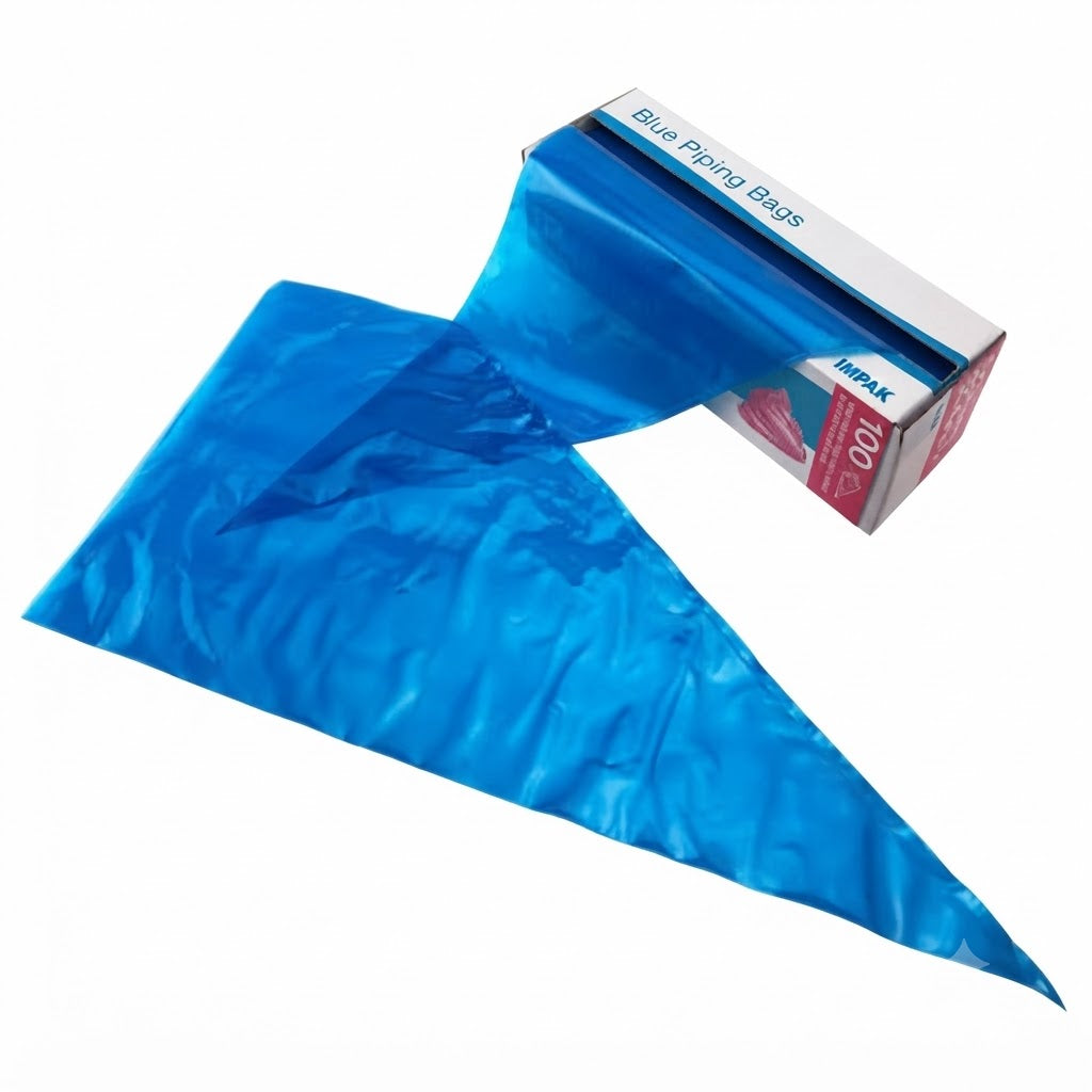 Blue Anti Slip Disposable Pastry Piping Bag for Cake & Dessert Decoration