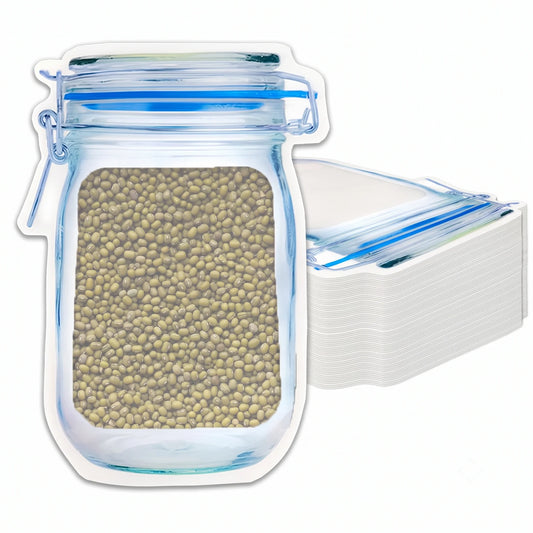 Blue Jar Zip Lock Pouch