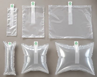 Self-Inflating Gap Filler Air Cushion Bags (4x8 to 12x16 inch)