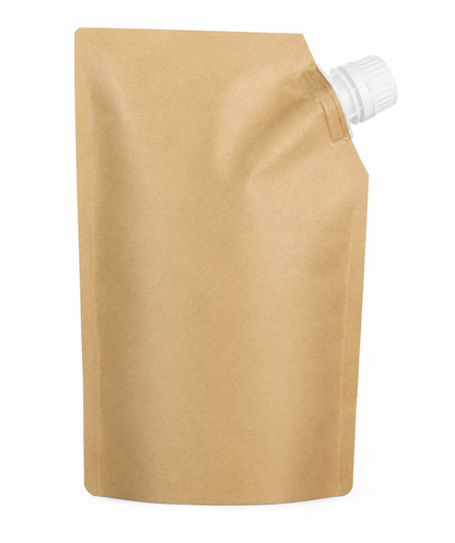 Kraft Paper Aluminium Foil Spout Pouches (10mm Spout)