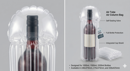 Self-Inflating Air Column Bags for Bottles with Cap (1000ml-2000ml)