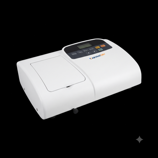 Spectrophotometer for measuring how a sample interacts with light