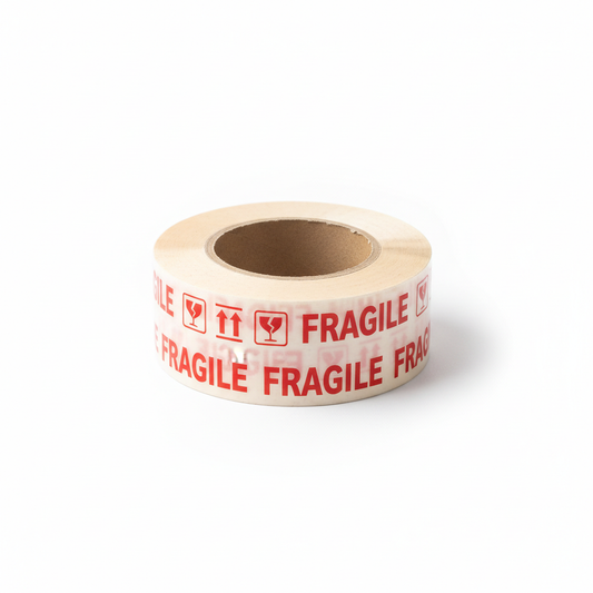 Professional Adhesive Tape (Fragile Printed) - Secure Sealing & Marking - Seesham
