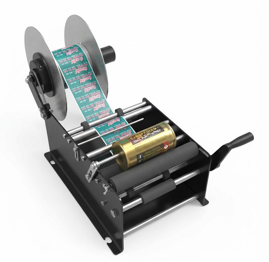 Manual Labelling Machine for Bottles, Jars & Product Containers