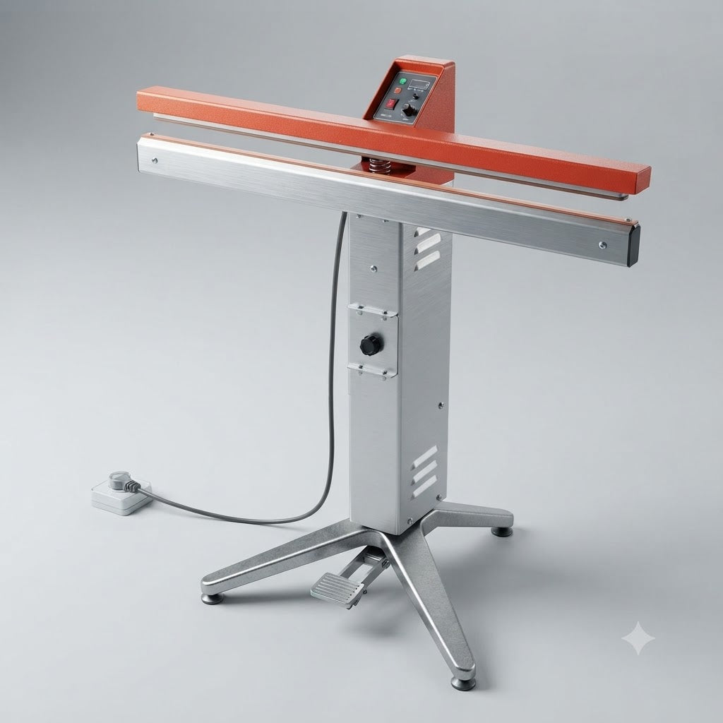 Foot Operated Pedal Heat Sealing Machine for Plastic Bags & Pouches