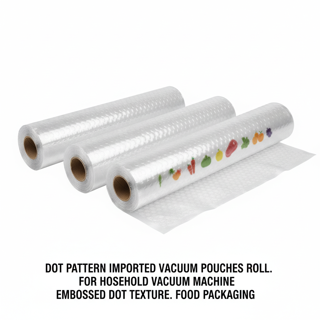 Dot Pattern Vacuum Pouches Roll