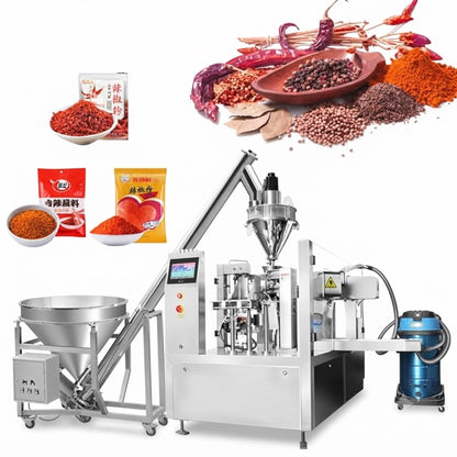 Automatic Premade Pouch Packing Machine for Powder Filling & Packaging ...