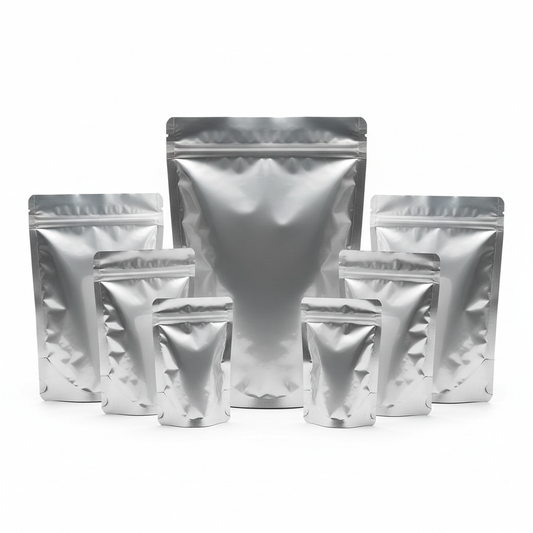 Aluminium Foil Stand Up Pouches Without Zipper