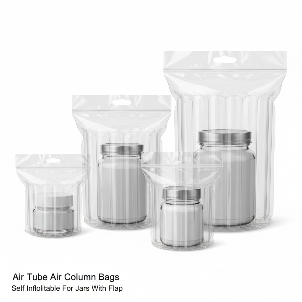 Air Tube Air Column Bags Self Inflatable For Jars With Flap