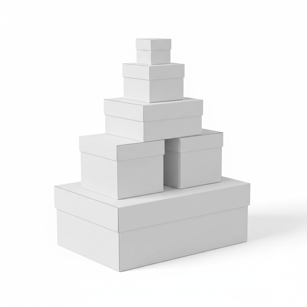 White Color Self Locking Foldable 230 GSM Duplex Hard Box