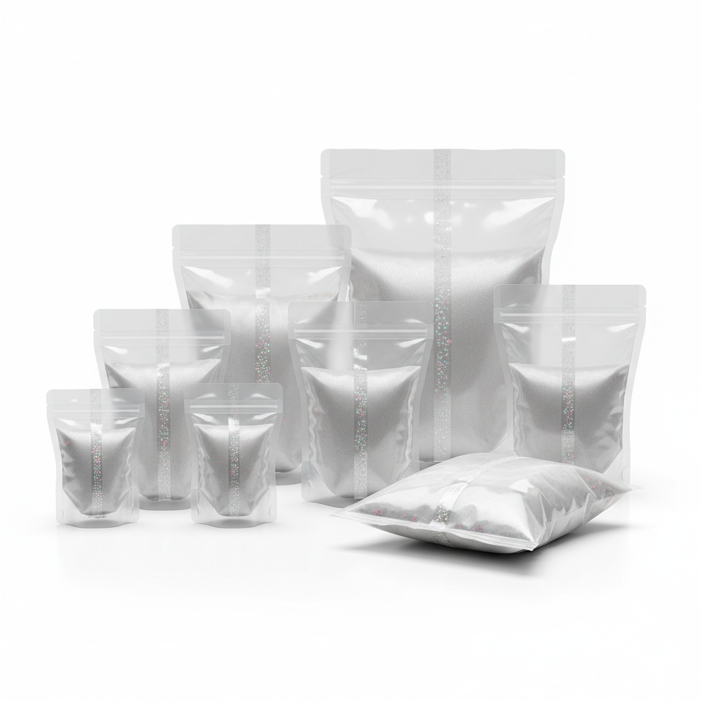 Clear Transparent Center Seal Pouches