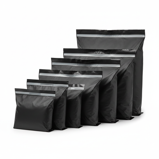Black Color Courier Bags