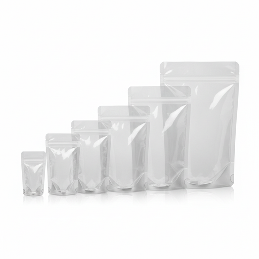 Transparent Stand Up Pouches Without Zipper
