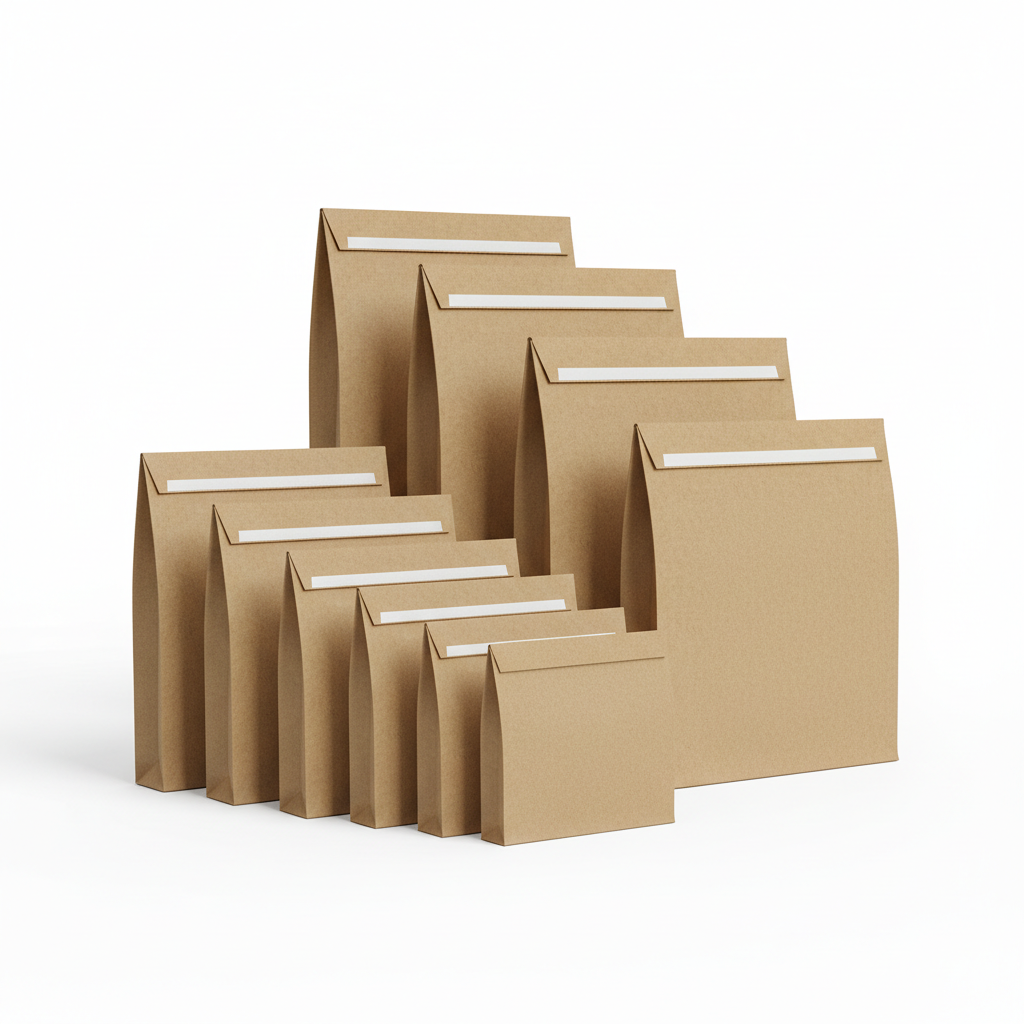 Plain Paper Courier Bags Without POD