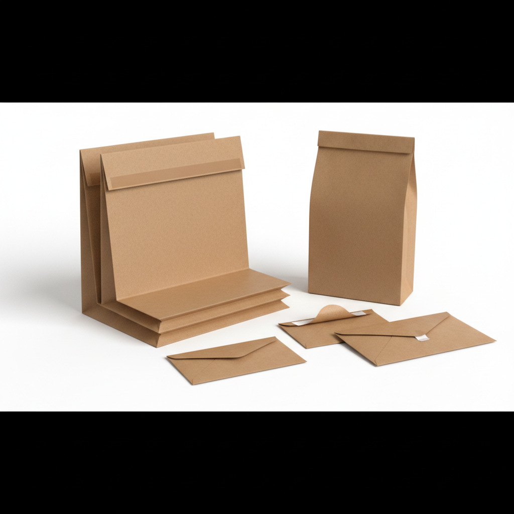 Kraft Paper Courier Bags