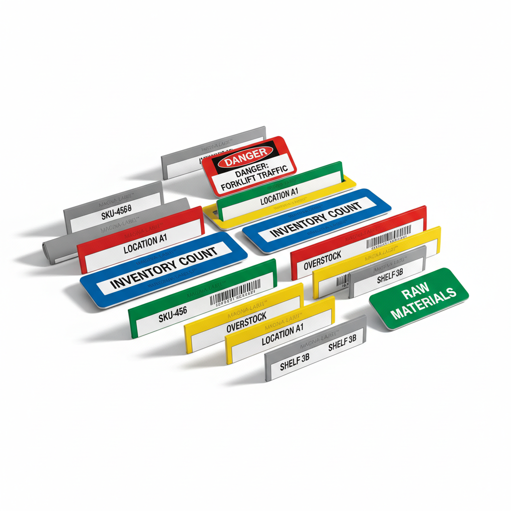 Magnetic Warehouse Labels