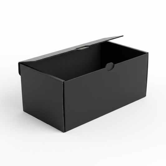 Industrial Grade Mailer Box (Black Matte) for Business Logistics - Seesham
