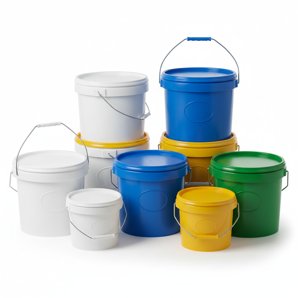 Plastic Pails with Lids