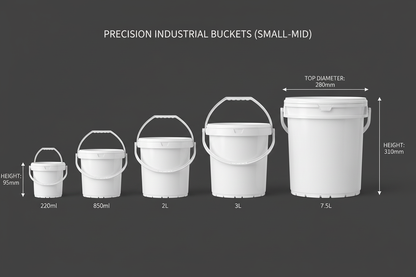 Precision Industrial Buckets (Small-Mid)