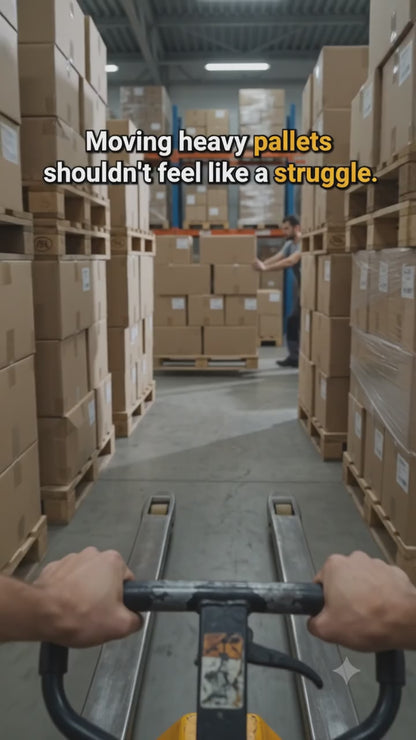 Hydraulic Hand Pallet Truck – Silent PU Wheels