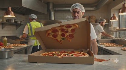 Industrial Grade Corrugated Pizza Box for Business Logistics
