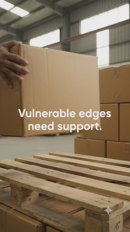 White Angle Boards Edge Protectors