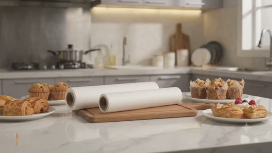 Non Stick Baking Paper Roll for Baking, Cooking & Food Preparation....