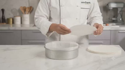 Round Butter Paper Sheets for Baking, Cake Mould Lining & Food Preparation...