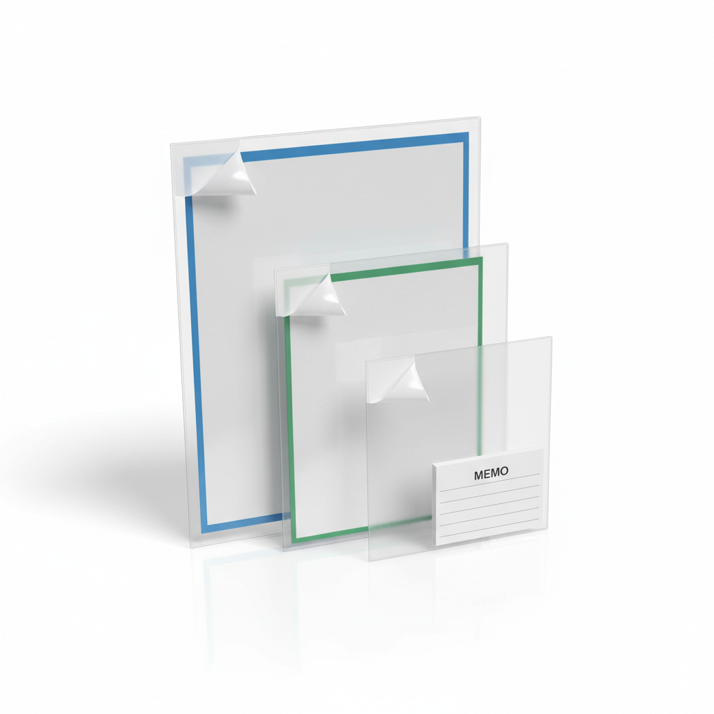 Self-Adhesive Plastic Pockets