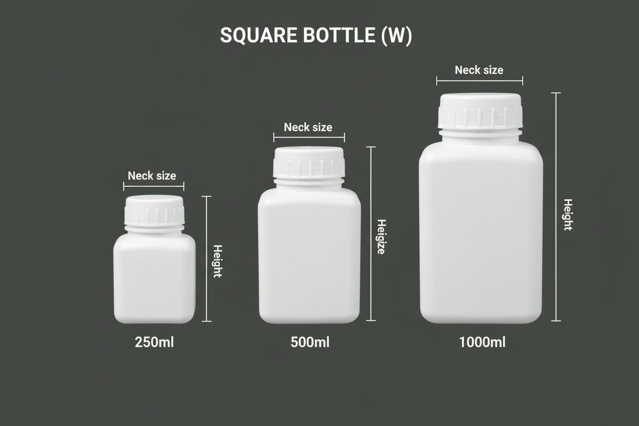 Square Bottle (W)