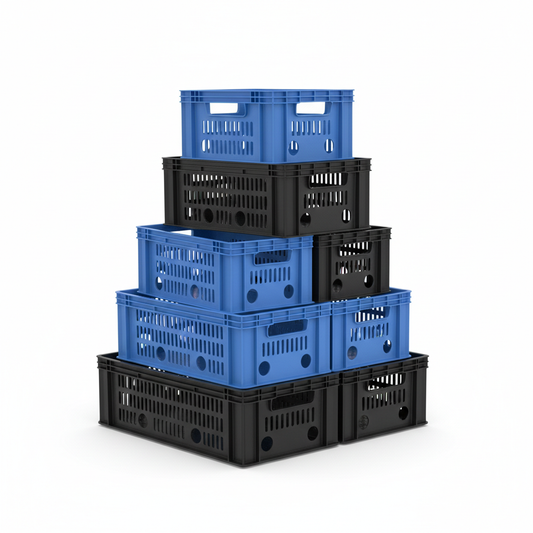 Stackable Plastic Crates